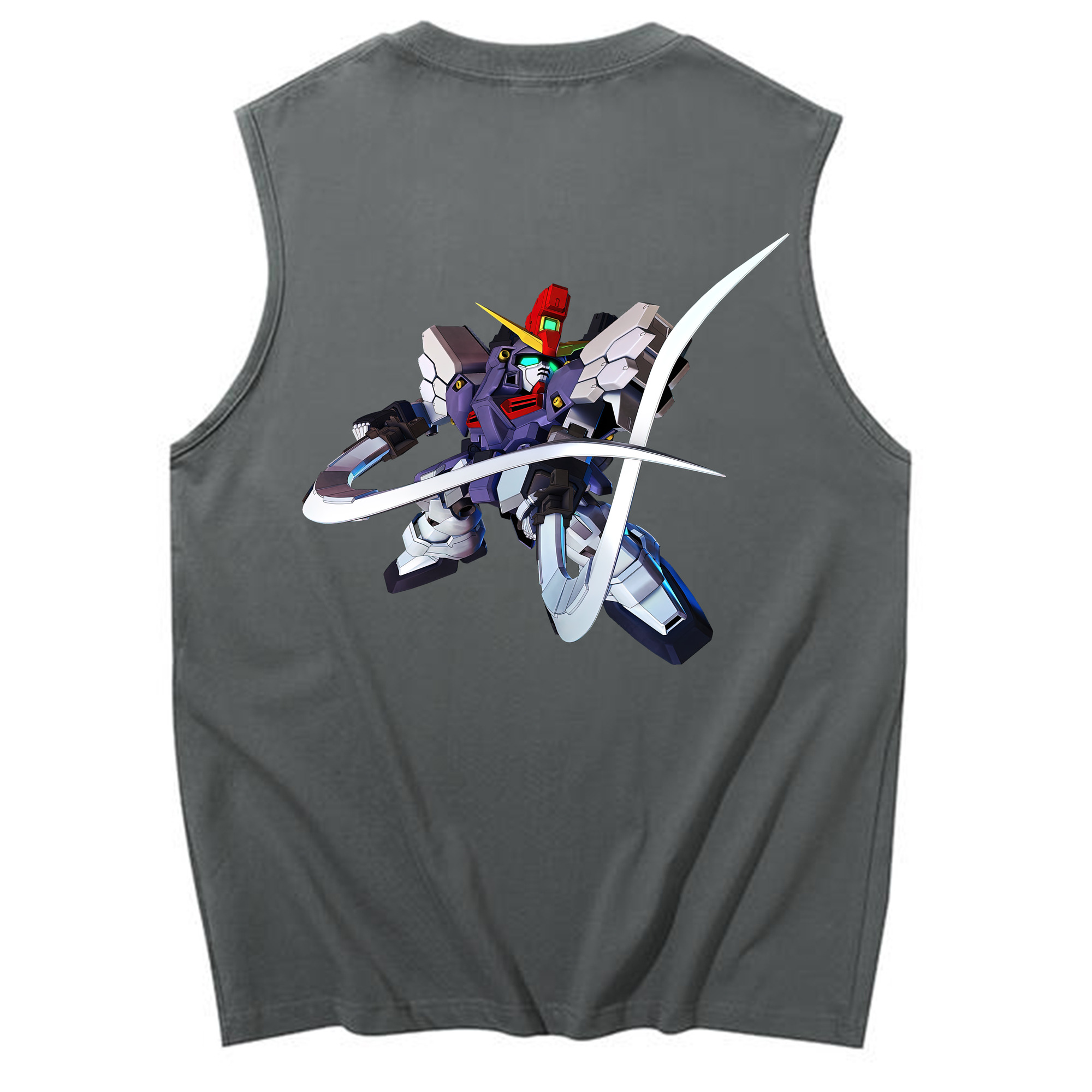 （画像用） 機動戦士ガンダム Mobile Suit Gundam コットン100％タンクトップ（背面プリント）